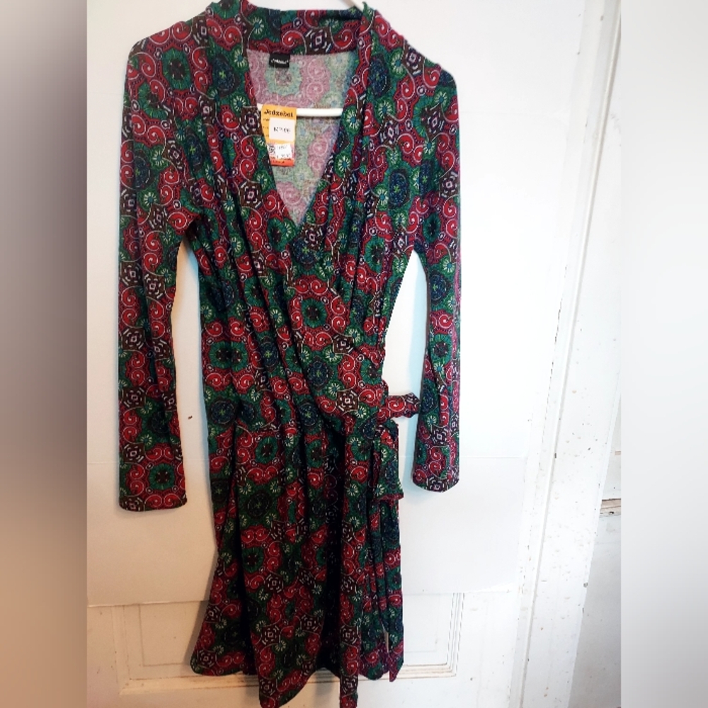 Jedzebel Womans Wrap Dress Sz Small